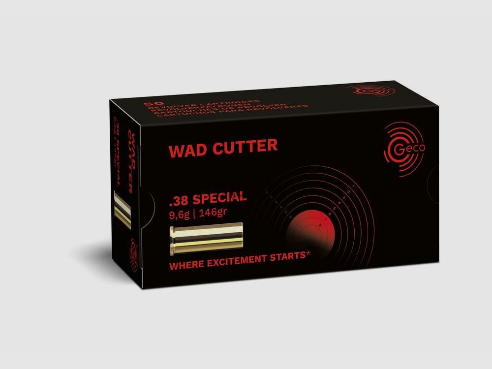 Geco GECO .38 Spec. WadCutter - LWC 9.6g