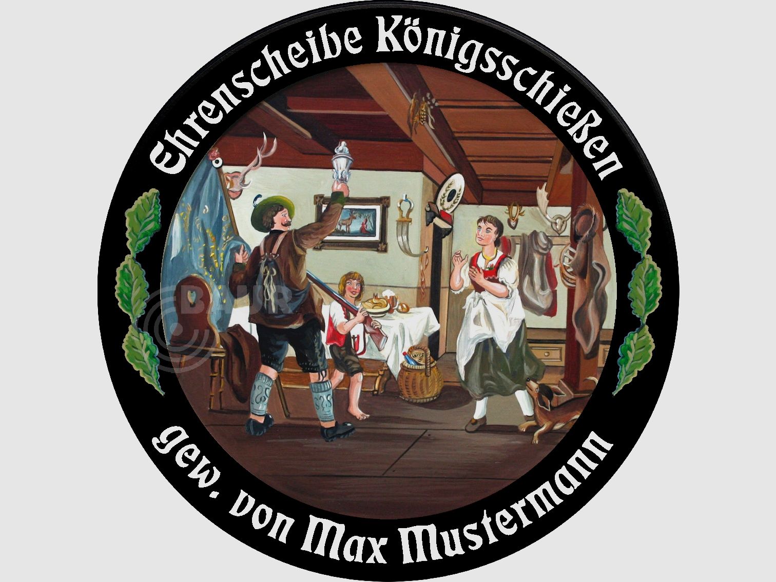 Schützenscheibe ECO-LINE Motiv 077, Bild 2 von 6