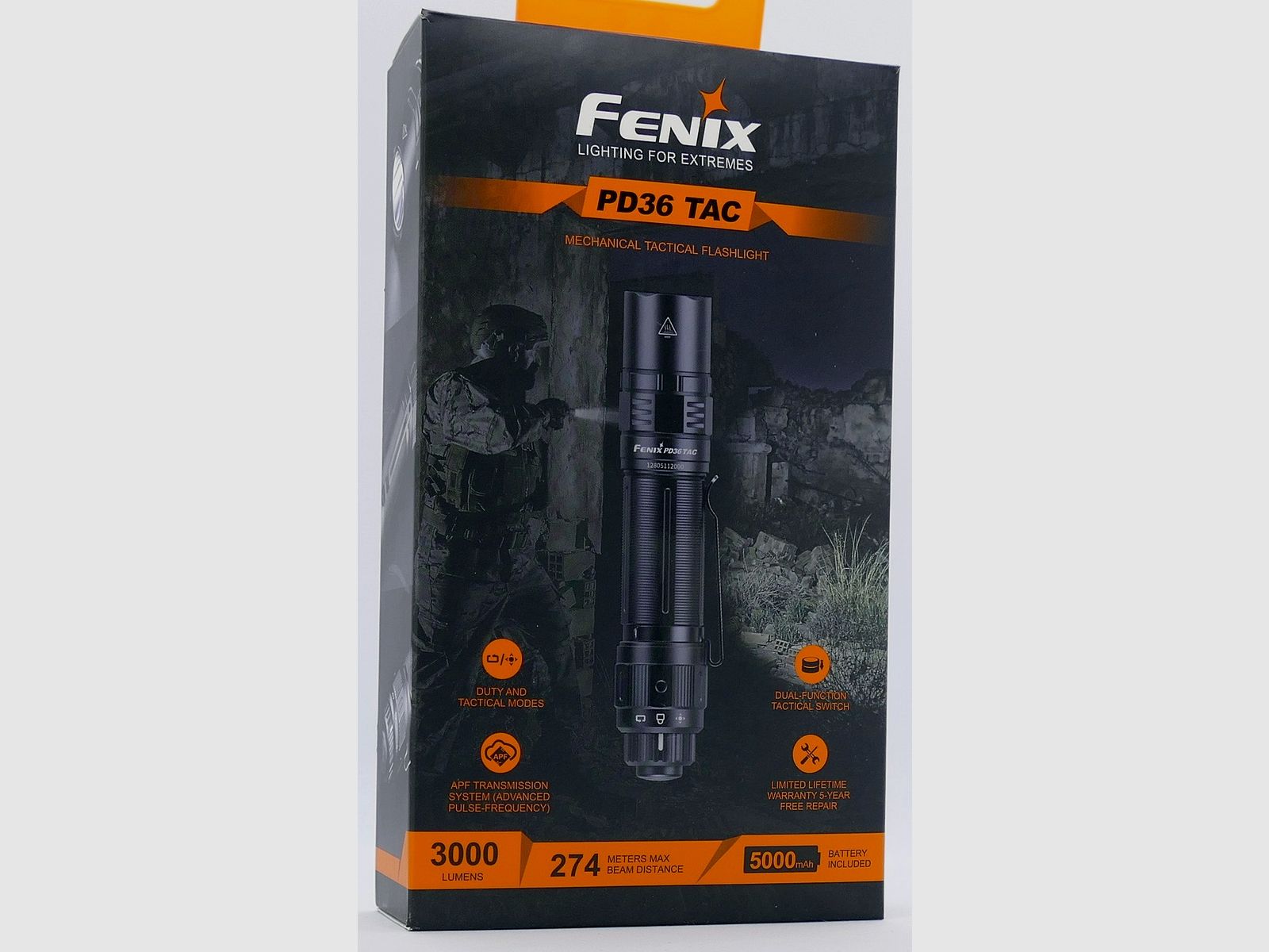 Fenix PD36 TAC LED Flashlight