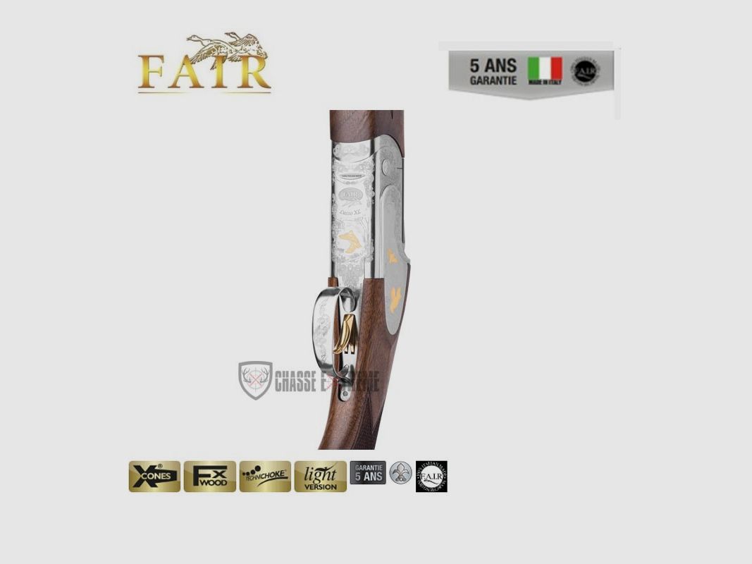 Strzelba over-and-under FAIR Lusso Ergal Faux Ejector Kal.28 Z pojedynczym spustem, zdjęcie 4 z 4