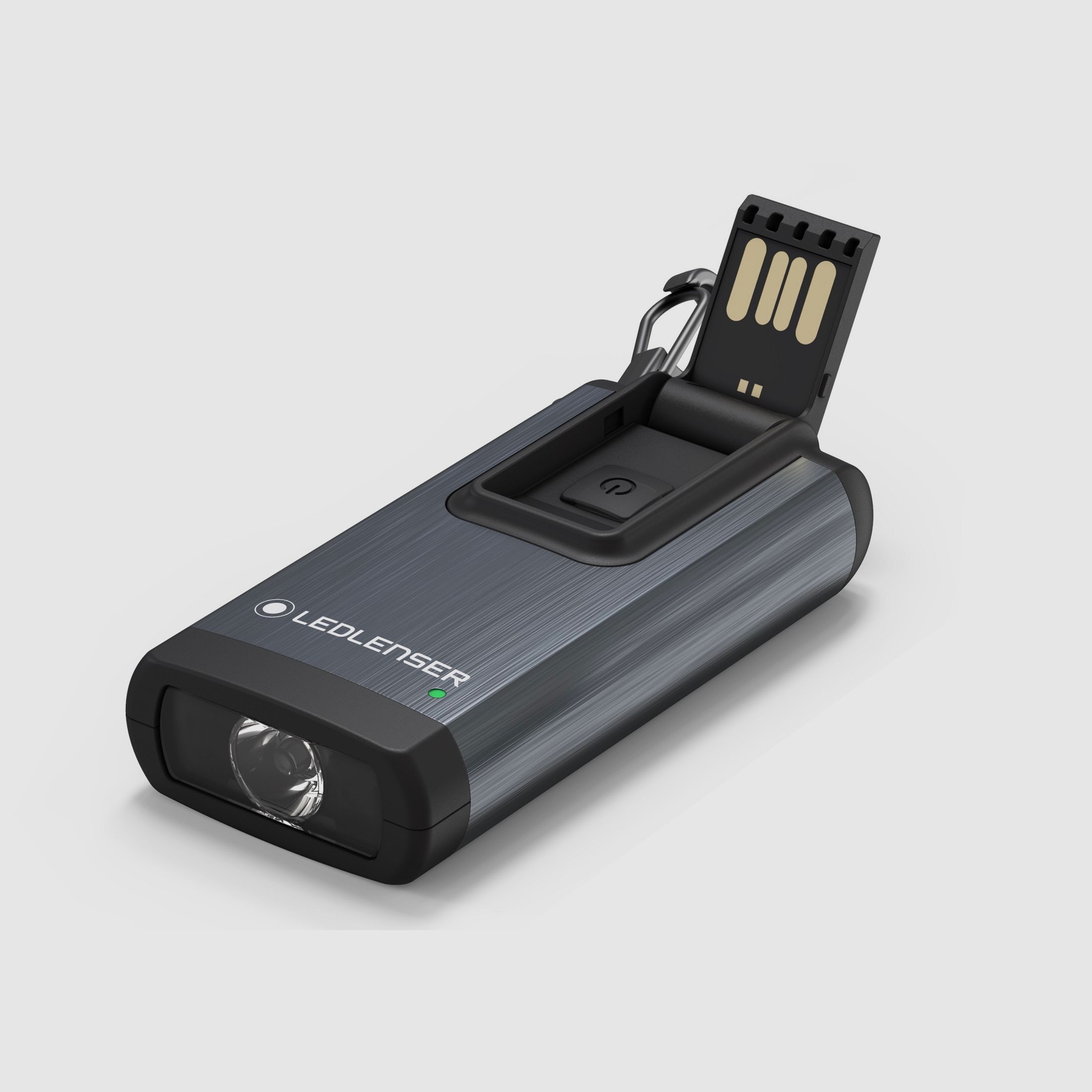 Ledlenser 502577 K6R Schlüsselleuchte 400 Lumen 80 Meter grau