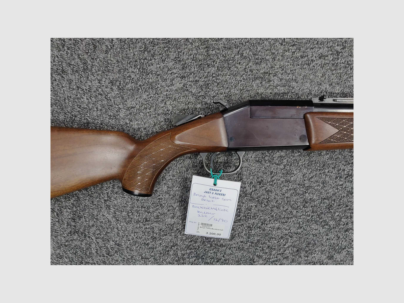 Brugt Tikka Bockbüchsflinte 12/70 – 222, billede 3 af 9