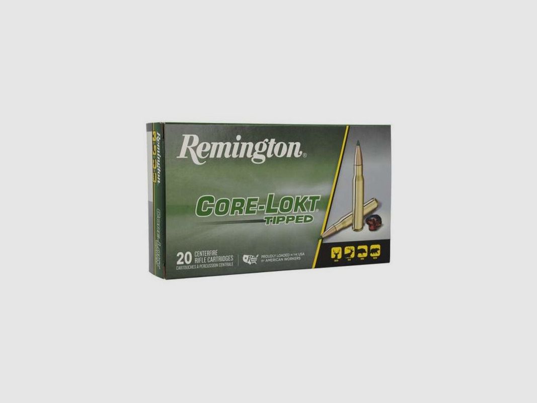 REMINGTON BALLE CORE-LOCK TIPEED Cal.30-06 165GR, image 4 sur 4