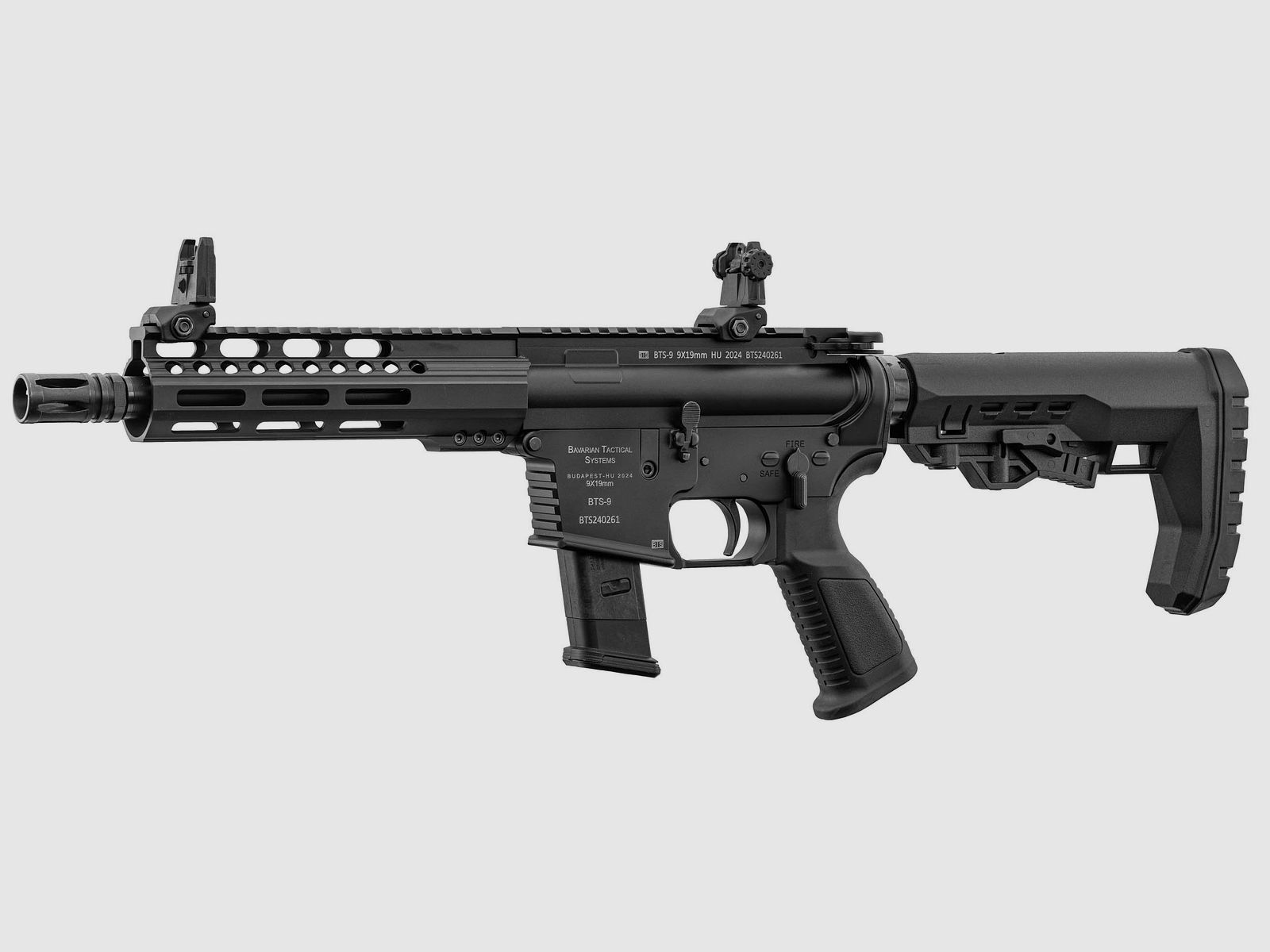 BAVARIAN AR9 TACTICAL BTS9 8.3 » CALIBRO 9X19, immagine 1 di 8