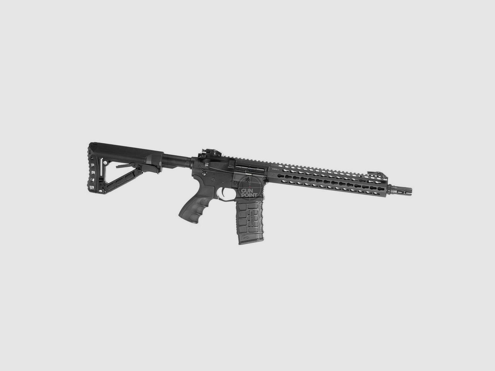Softair - Gewehr - G&G CM16 E.T.U. SRXL S-AEG-Schwarz - ab 18, ber 0,5 Joule