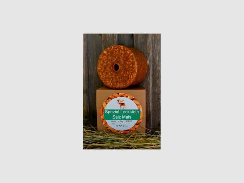 Wildlutscher Spezialleckstein Salz Mais |