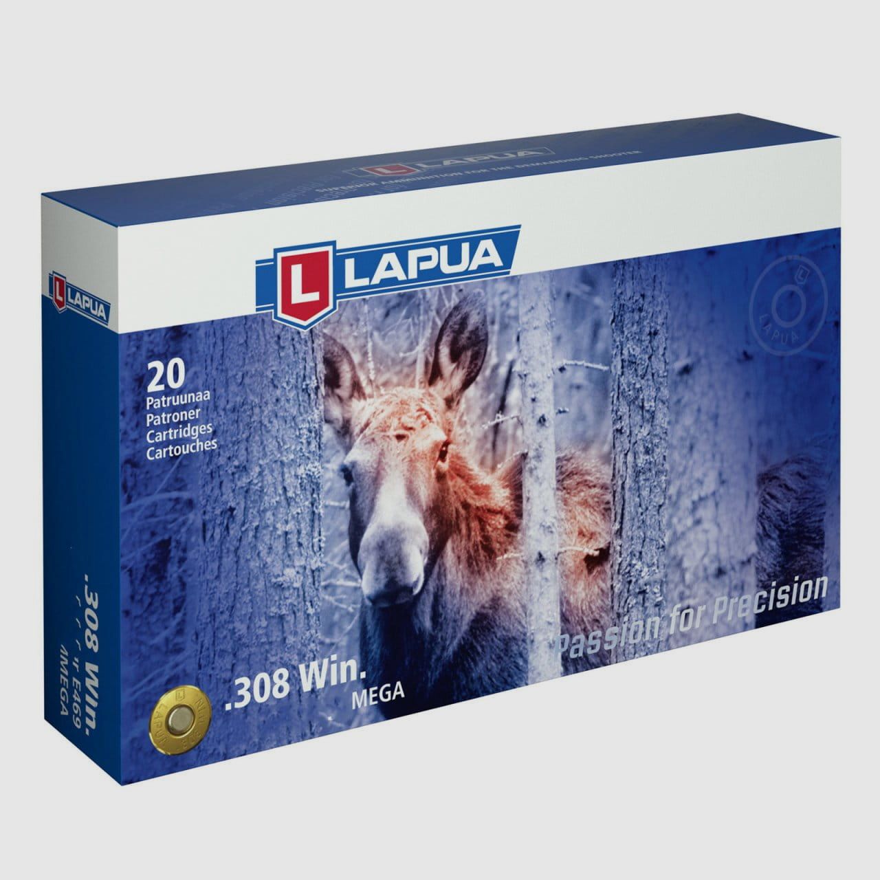 Lapua .308 Win Mega 185 gr 20 Stk.