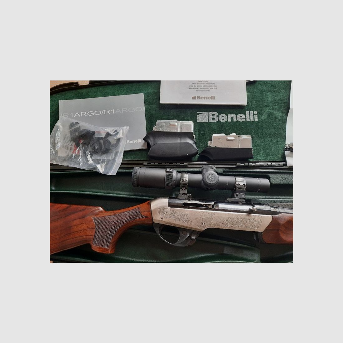 SLB Benelli Argo de Luxe 30.06 im Koffer inkl. EAW; kein: Sauer 303, 1-6x24 Noblex, Zeiss, Meopta