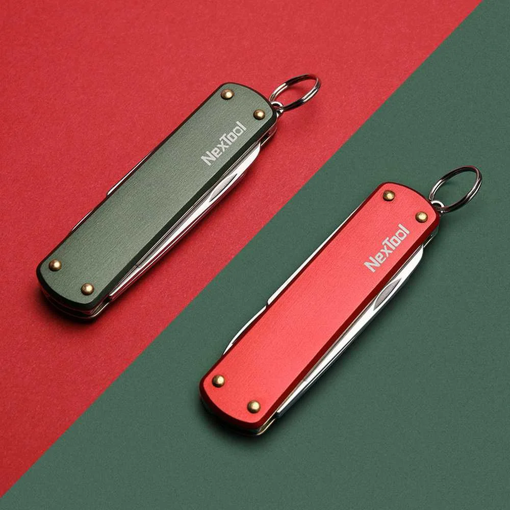 NexTool Mini Pocket Knife NE0142 4-in-1 coltello tascabile multifunzione rosso, immagine 18 di 32