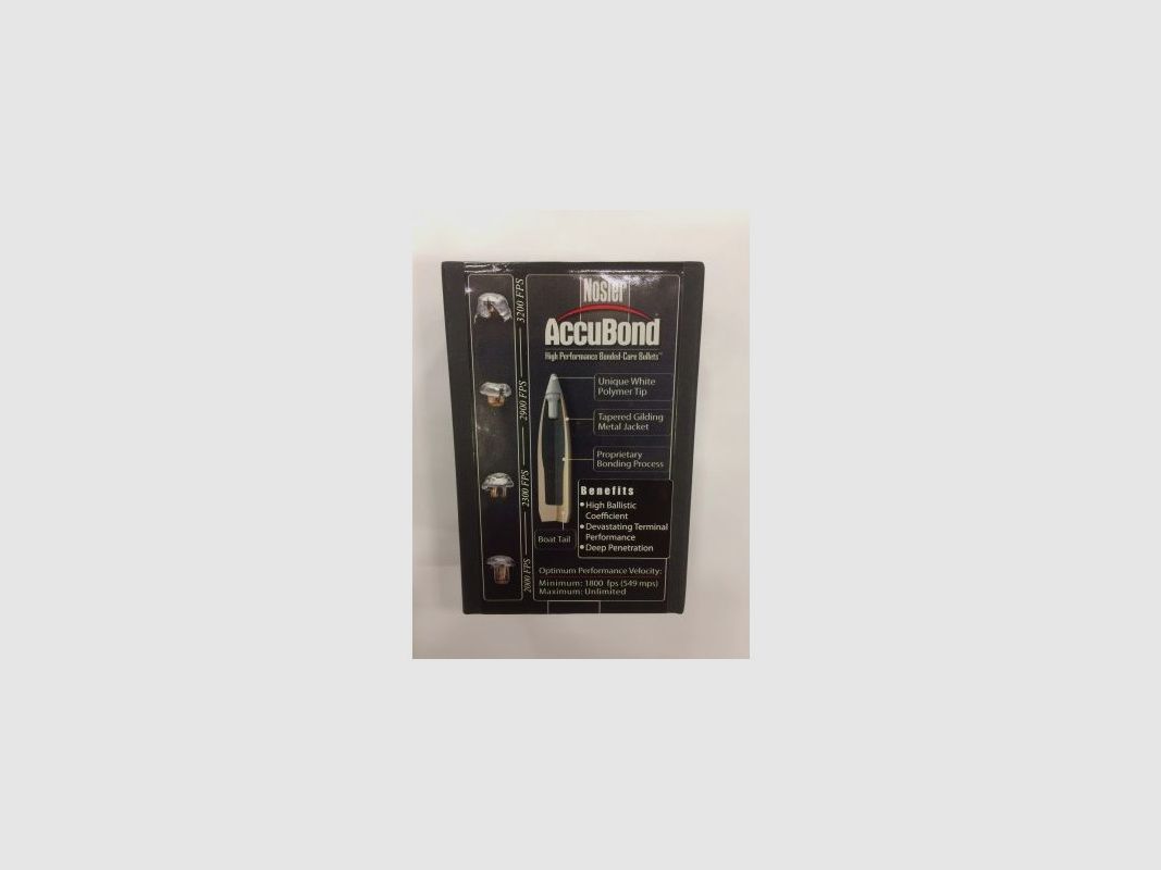 NOSLER ACCUBOND BALAS CAL 6MM GR90, imagen 2 de 2
