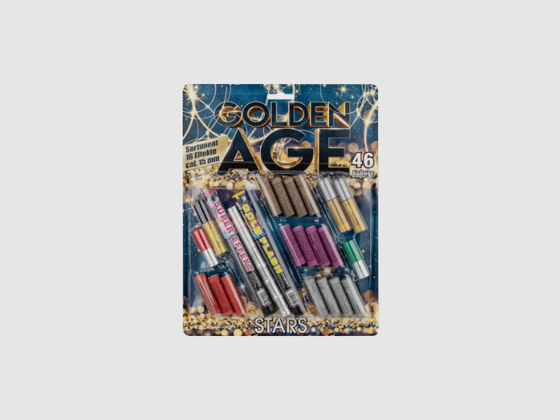 Umarex Golden Age Stars 15 mm, 46-sztukowy Blister - Pyrotechnika