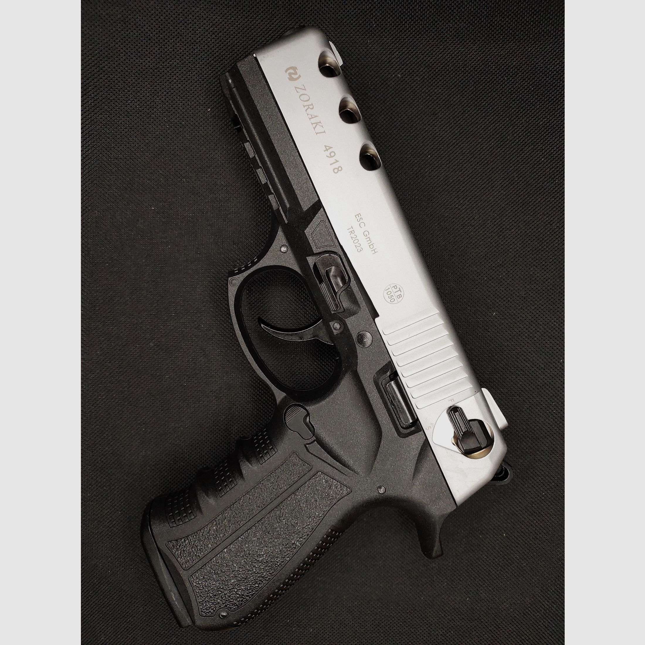 Zoraki 4918 Schreckschuspistole Kal. 9mm P.A.K. (PTB 1110) Titan - neu!