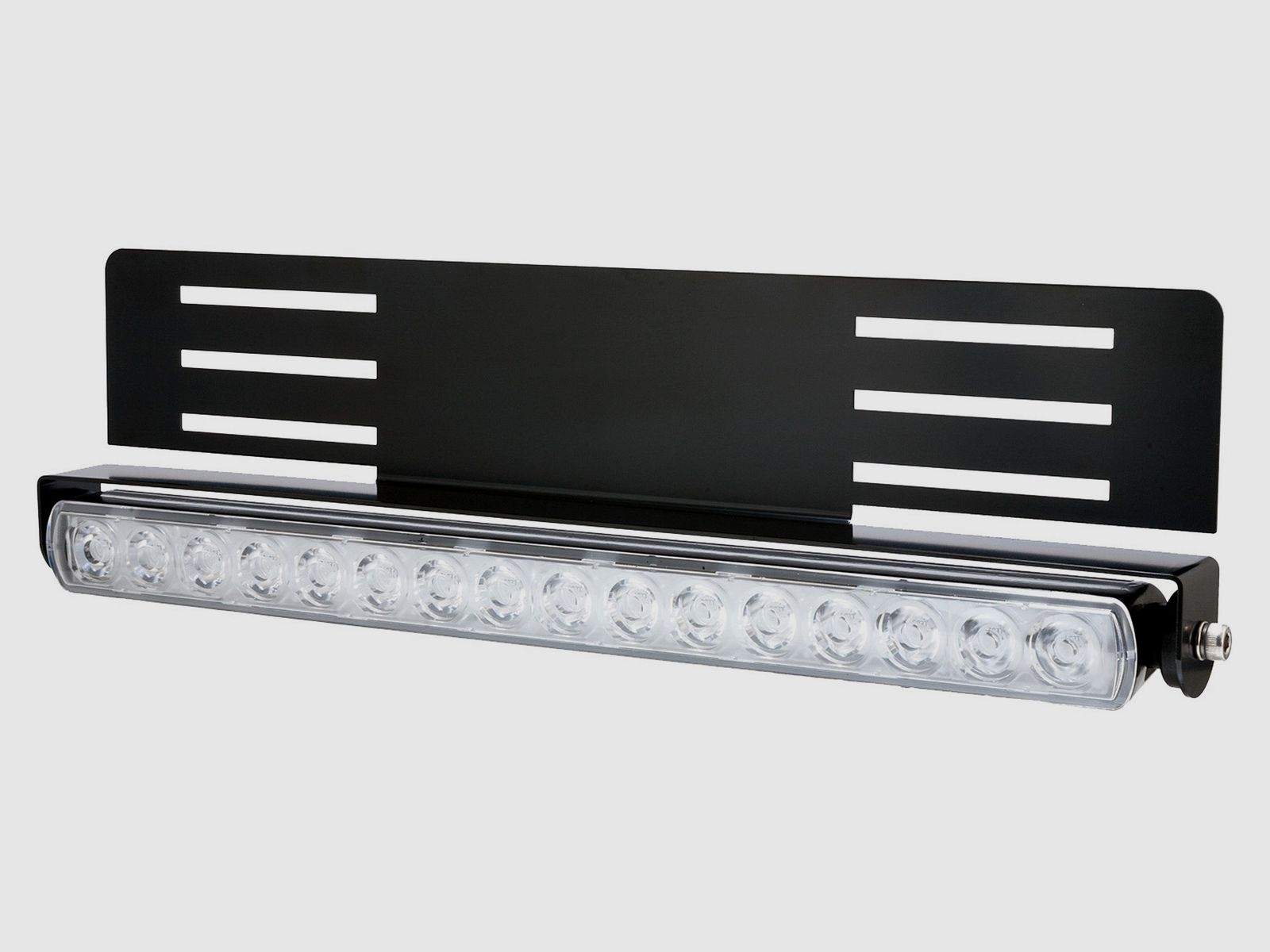 Support de plaque d'immatriculation Blixtra pour bandes lumineuses