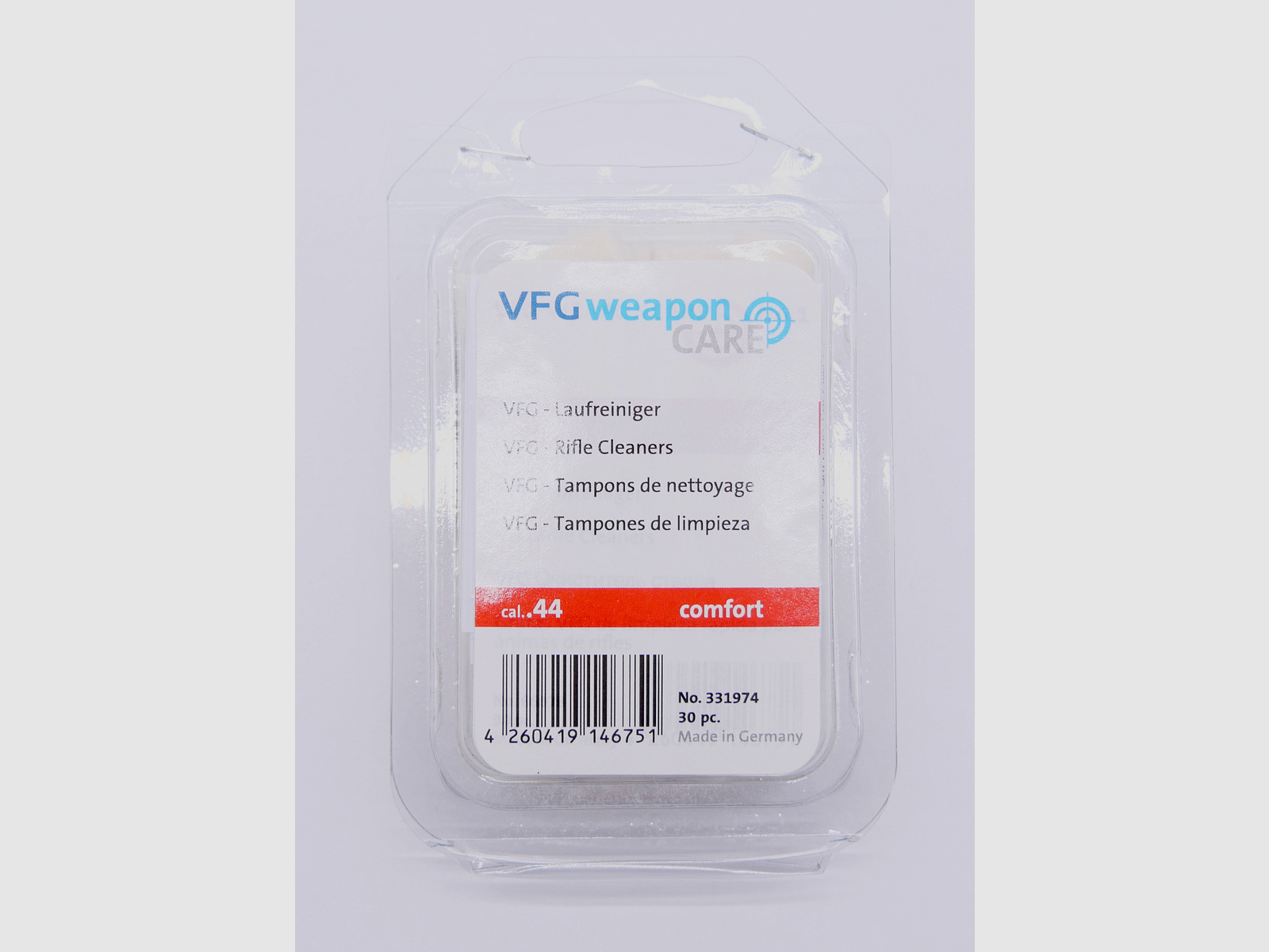 VFG 331974 cal. .44 Laufreiniger für Büchsen Comfort 30 Stück