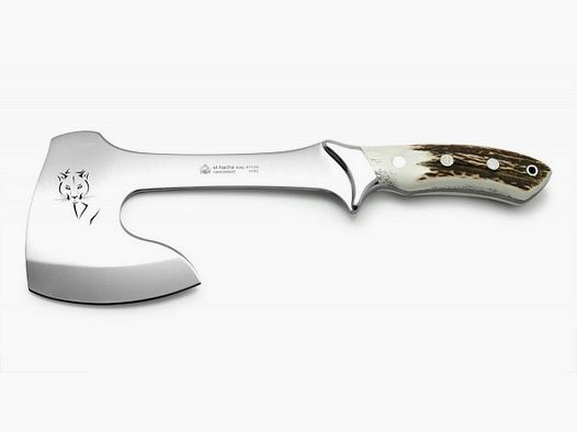 PUMA IP la hache Beil, cerf avec tête de puma gravée au laser
