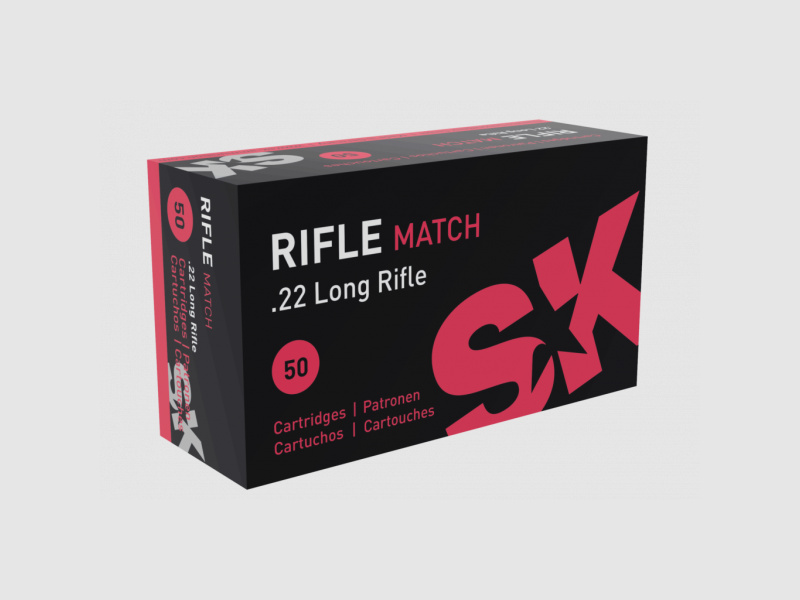 SK RIFLE MATCH - .22LR - 2.59 G / 40 GRS. - 50 PCS.