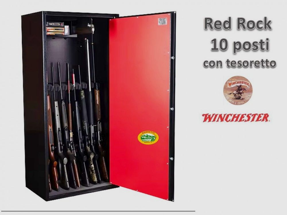 WINCHESTER Waffenschrank Red Rock 10 Gewehre