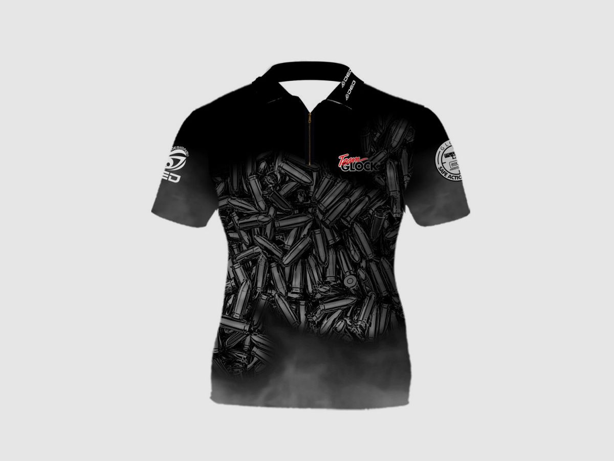 DED Team Glock T-Shirt Schwarz, Größe: 3XL, Benutzerdefinierter Name: Kein Name, Bekleidungsart: Regulär (Herren), Bild 3 von 3