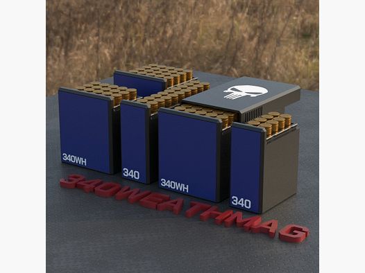 Filamelt Munitionsbox / Ammo Box .340 Weatherby Magnum – Patronenbox für 50 Schuss, Made in Germany