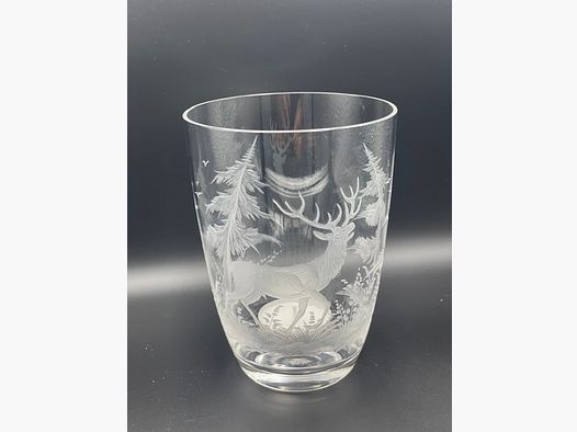 Lanterne – Vrai Cristal – Gravure de Cerf