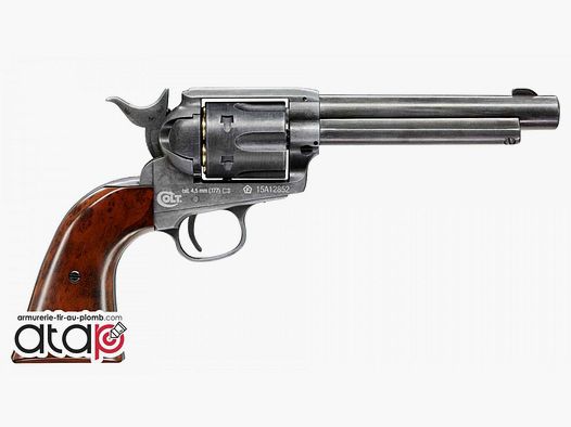 Rewolwer Colt SAA 45 na śrut 5,5" Lufa Wykończenie Antyczne