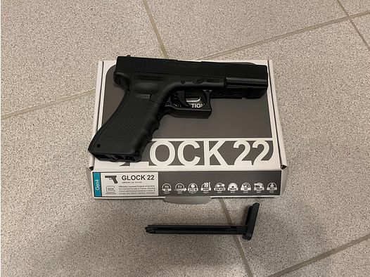 Glock 22 Gen4 Co2-Pistole Kaliber 4,5 mm Stahl BB
