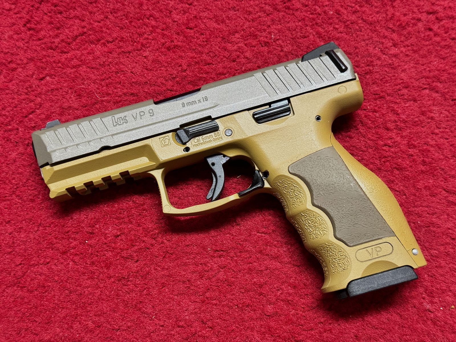 VFC H&K VP9 Airsoft GBB Pistole 6mm mit Koffer Defekt !!!!