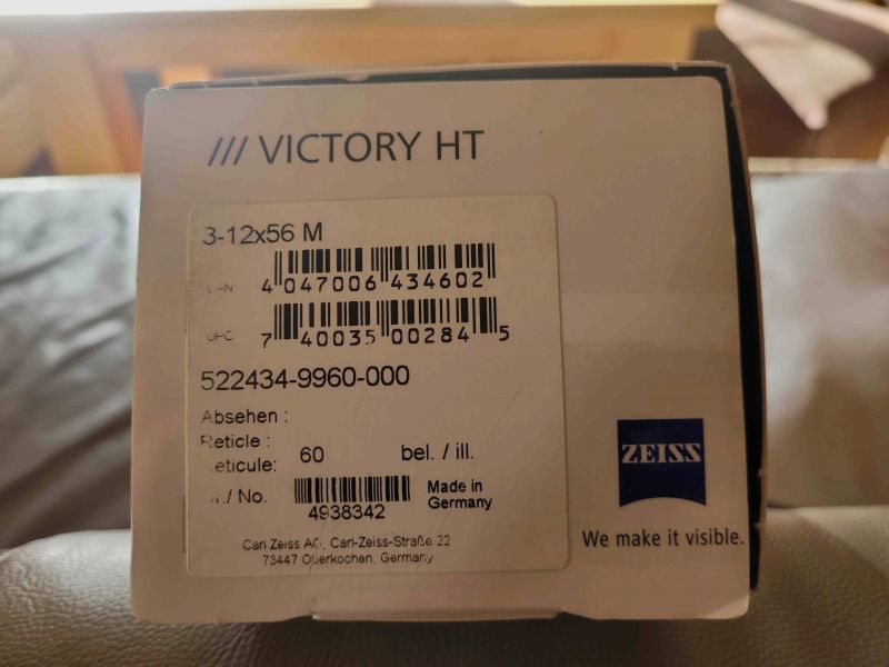 Zeiss HT 3  12 x 56 mit Schiene