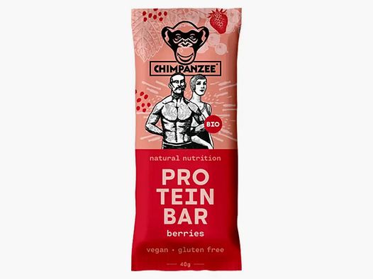 Chimpanzee Chimpanzee Riegel Bio Protein Bar Zwarte bes