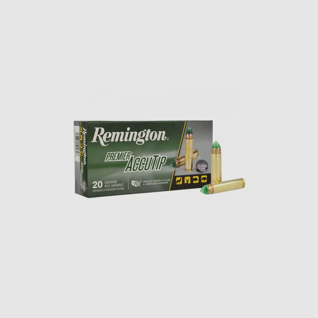 REMINGTON CARTUCCE DA FUCILE - 450 BUSHMASTER ACCUTIP - 20 COLPI - 260 GRS. / 16,9 G.