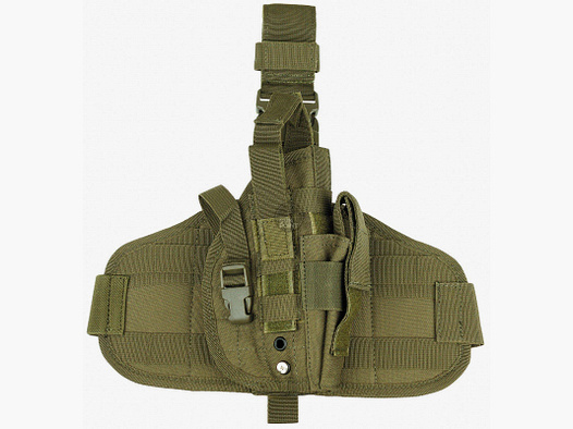 Holster na nogę do pistoletu, "MOLLE", prawy, oliwkowy