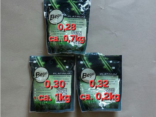 Begadi Airsoft Bio BB's 0,28 - 0,30 - 0,32