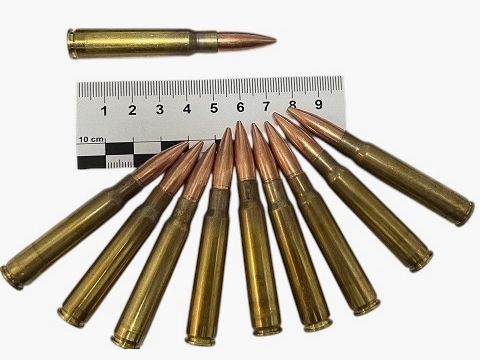 10-piece set 8x57 IS blank cartridges – decommissioning
