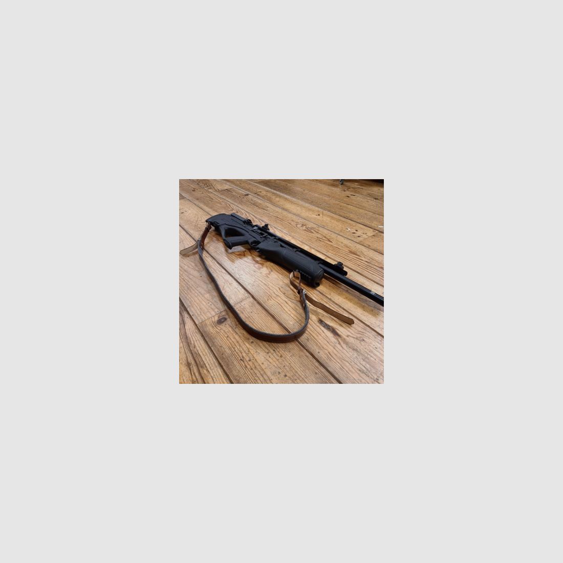 Bretelle de fusil en cuir, image 7 sur 12