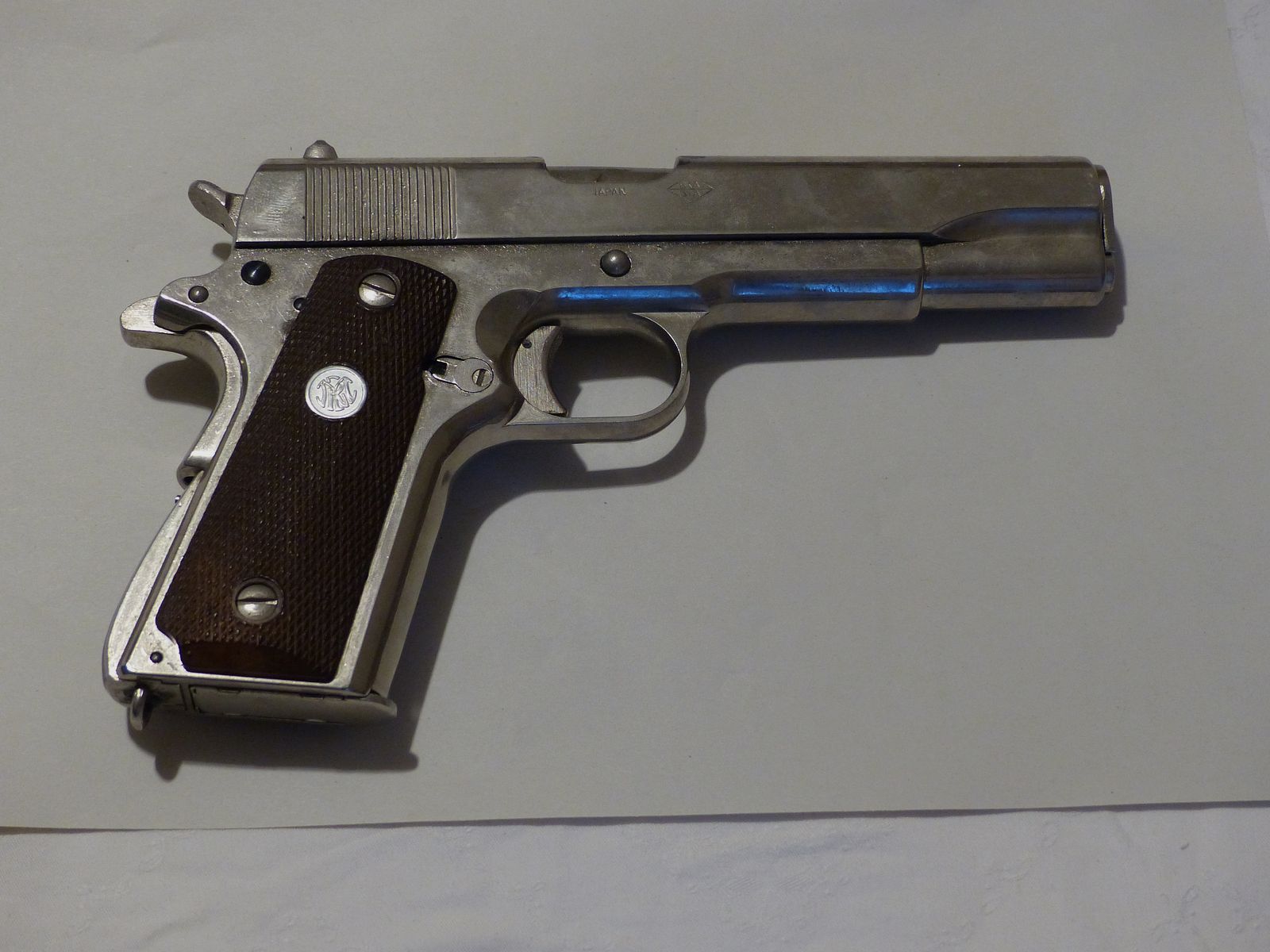 Colt Government Pistole M-1911A1-67 Cal. .45 ACP RMI Japan Vollmetall Deko 70er