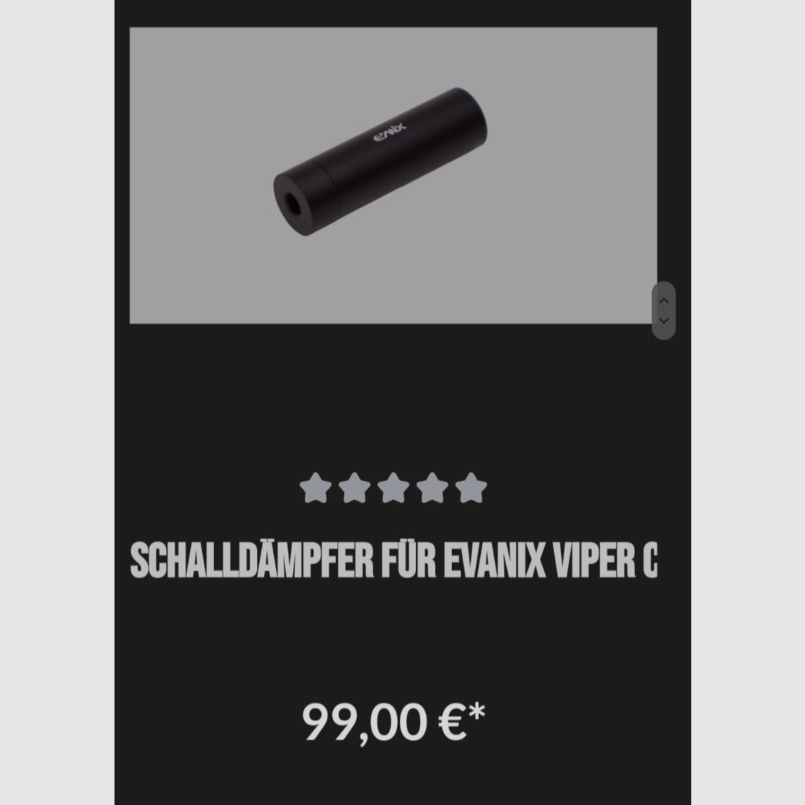 EVANIX VIPER  F- SERIE  CAL.22 / LUFTPISTOLE  Neuwertig inkl . Vielen Zubehör