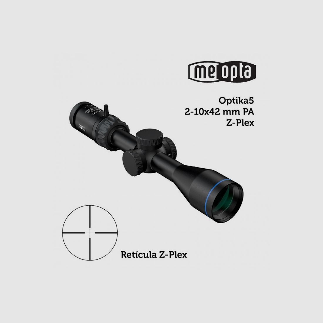 Riflescope Meopta MeoPro Optika5 2-10x42 PA - Z-Plex, image 3 of 3