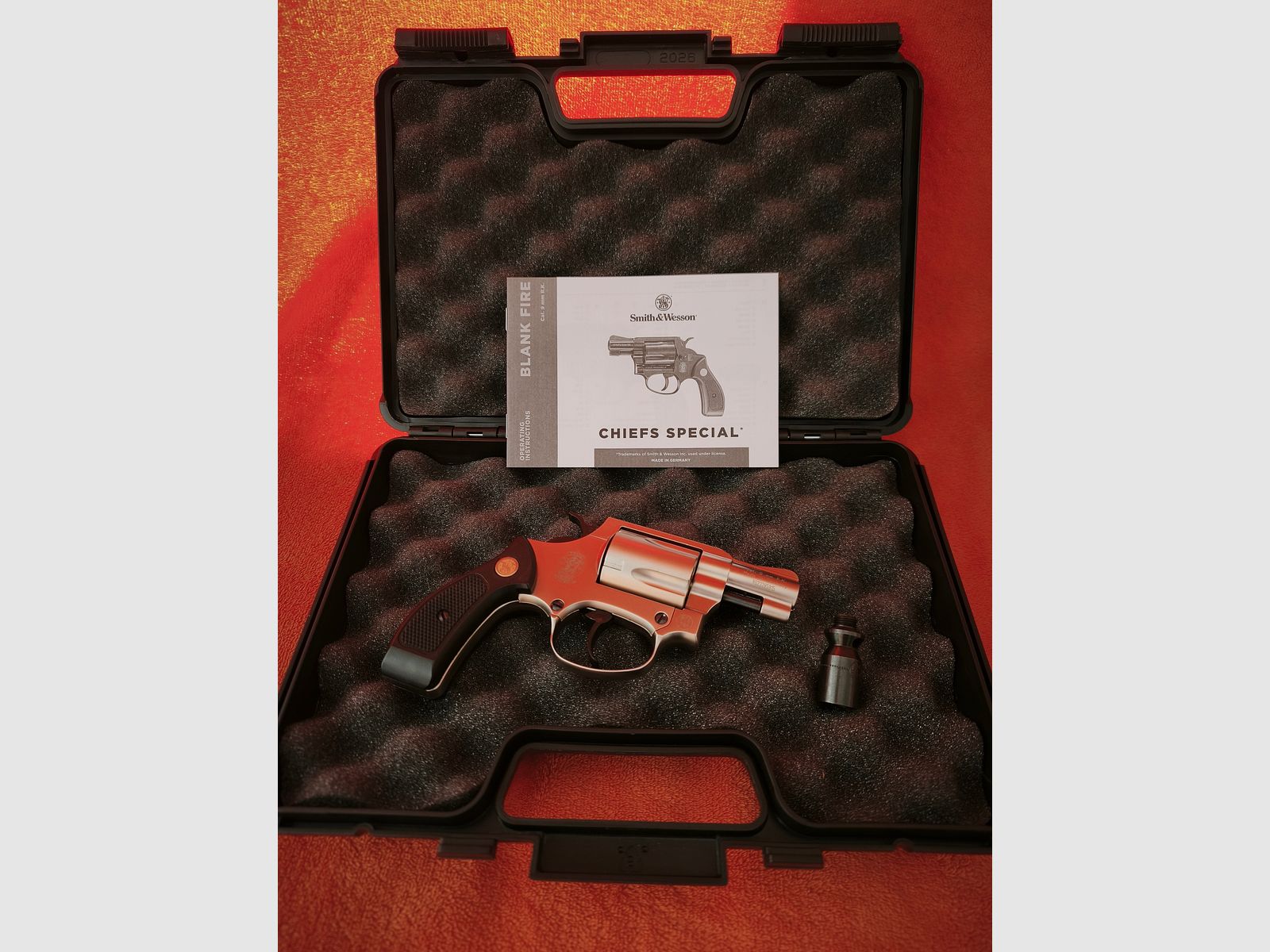  Smith & Wesson / Colt Chiefs Special – Schreckschuss Revolver, Top-Zustand (< 30 Schuss)