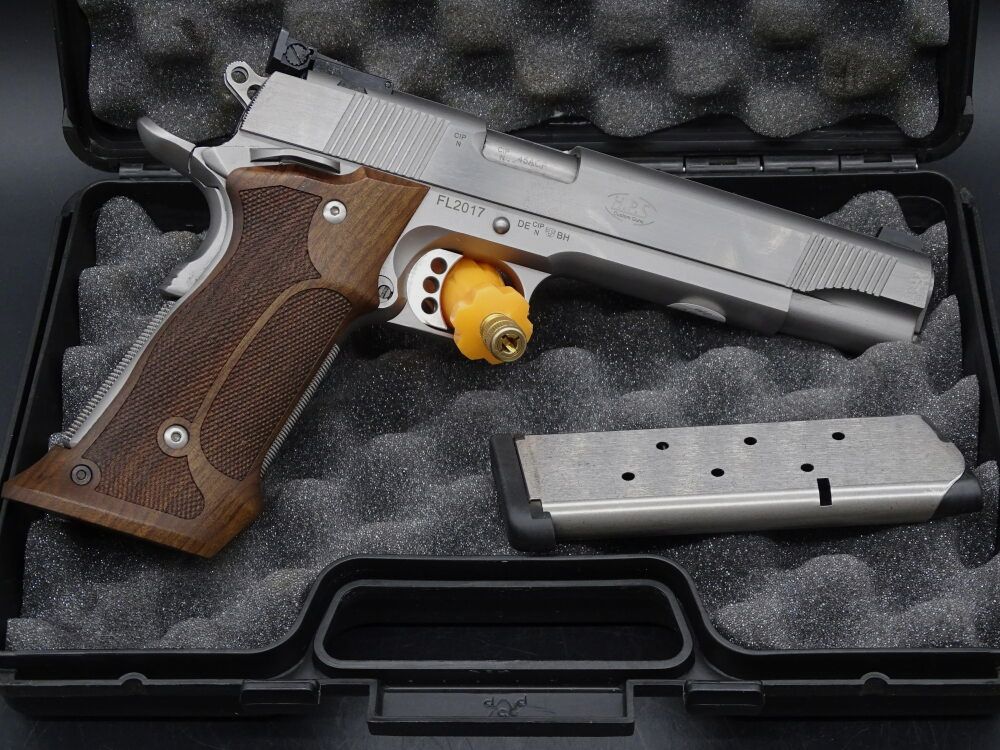 H.P.S. Hans Peter Schäfer 1911 Target 6 Exclusive kaliber .45 Auto 1911 Target Exclusive niet eens 50 schoten afgevuurd