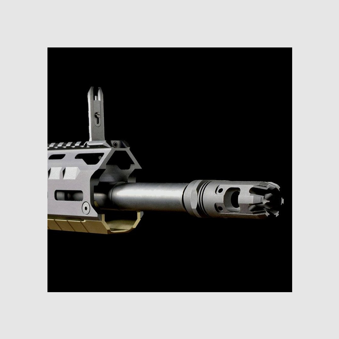 Strike Industries MK9 1/2x28 Hybrid Mündungsbremse Kompensator Mündungsfeuerdämpfer AR15-9 9 mm PCC