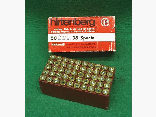 Hirtenberg HP bossoli .38 Special, usati