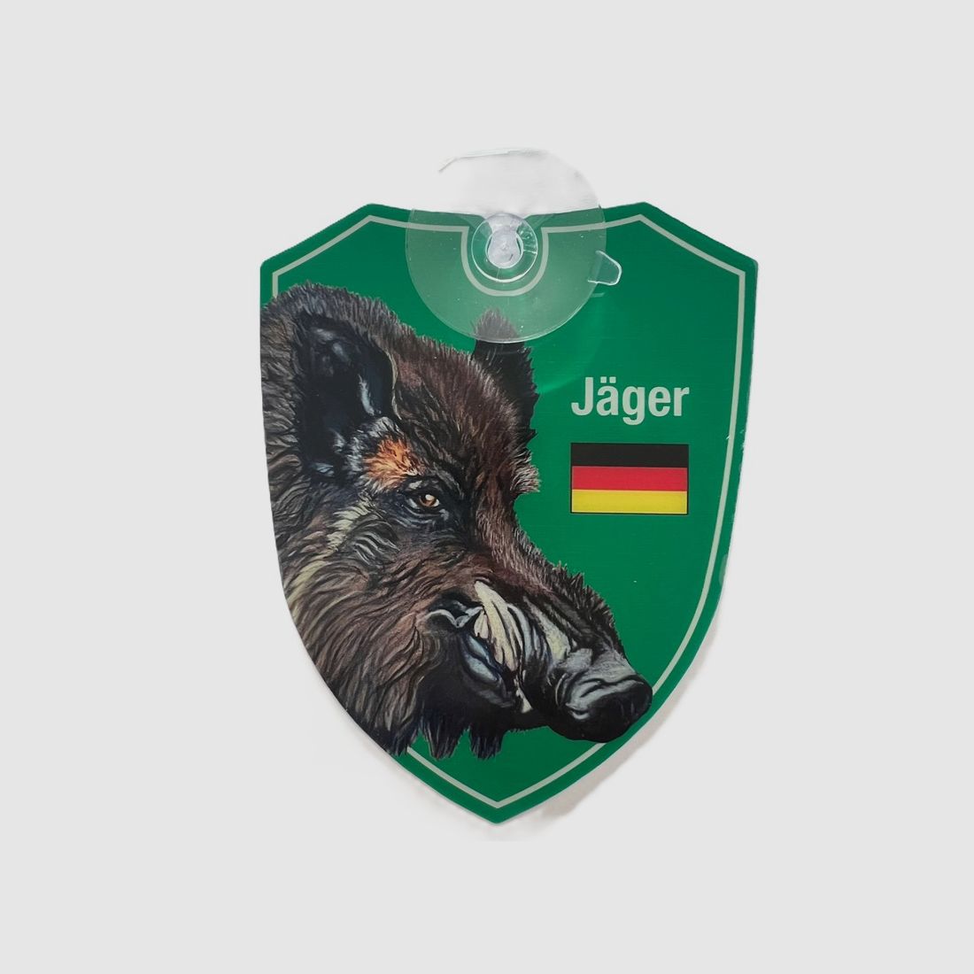 Dual optics car hunting signs wild boar