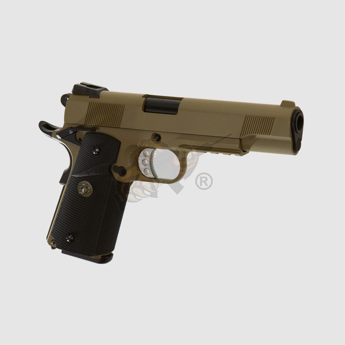 M1911 MEU Tactical Full Metal, GBB Desert -F-