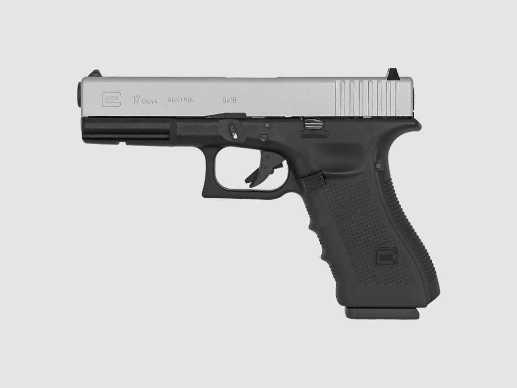 GLOCK 17 Gen4 Vollmetall Grau Aluminium Cerakote