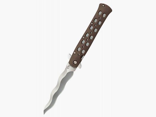 Cold Steel Ti-Lite Kris Taschenmesser, AUS 10A, Glatte Schneide, Zy-Ex-Griff