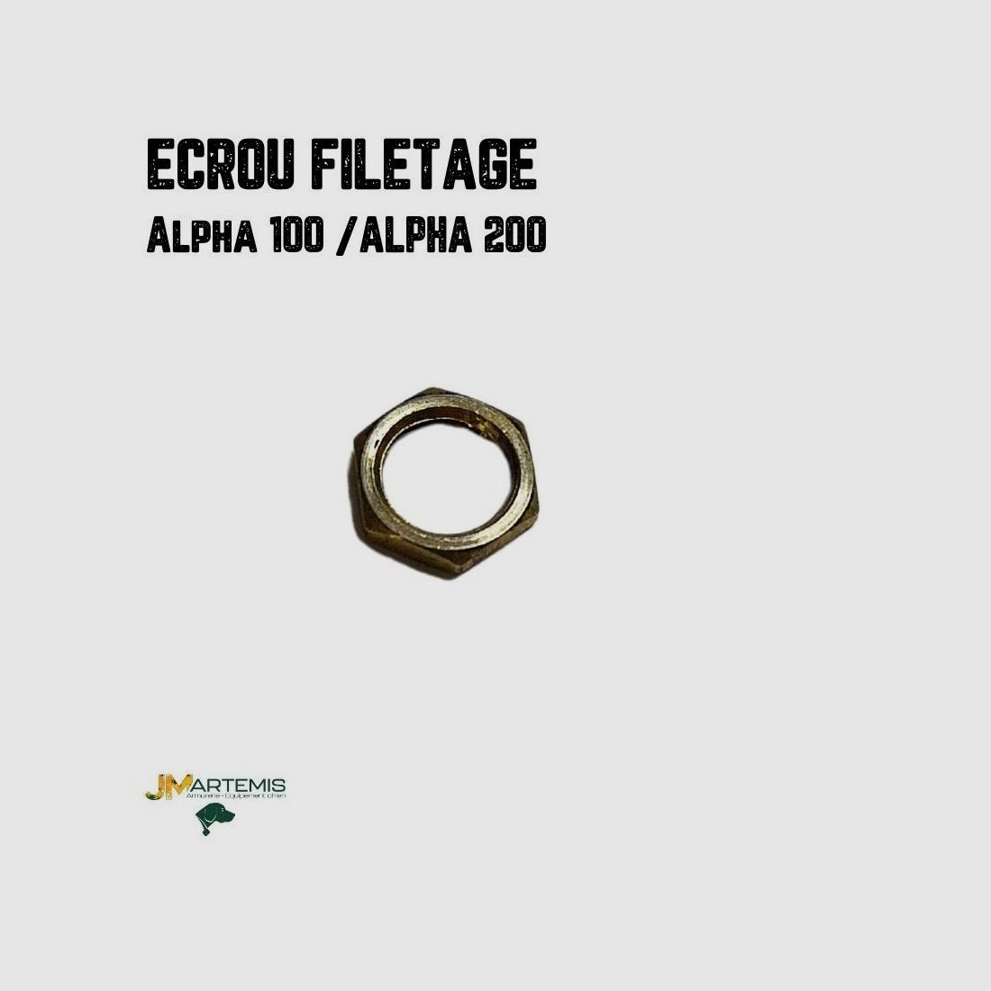 PIECE POUR GPS GARMIN ALPHA 100 ET ALPHA 200: ECROU FILETAGE, image 1 sur 2