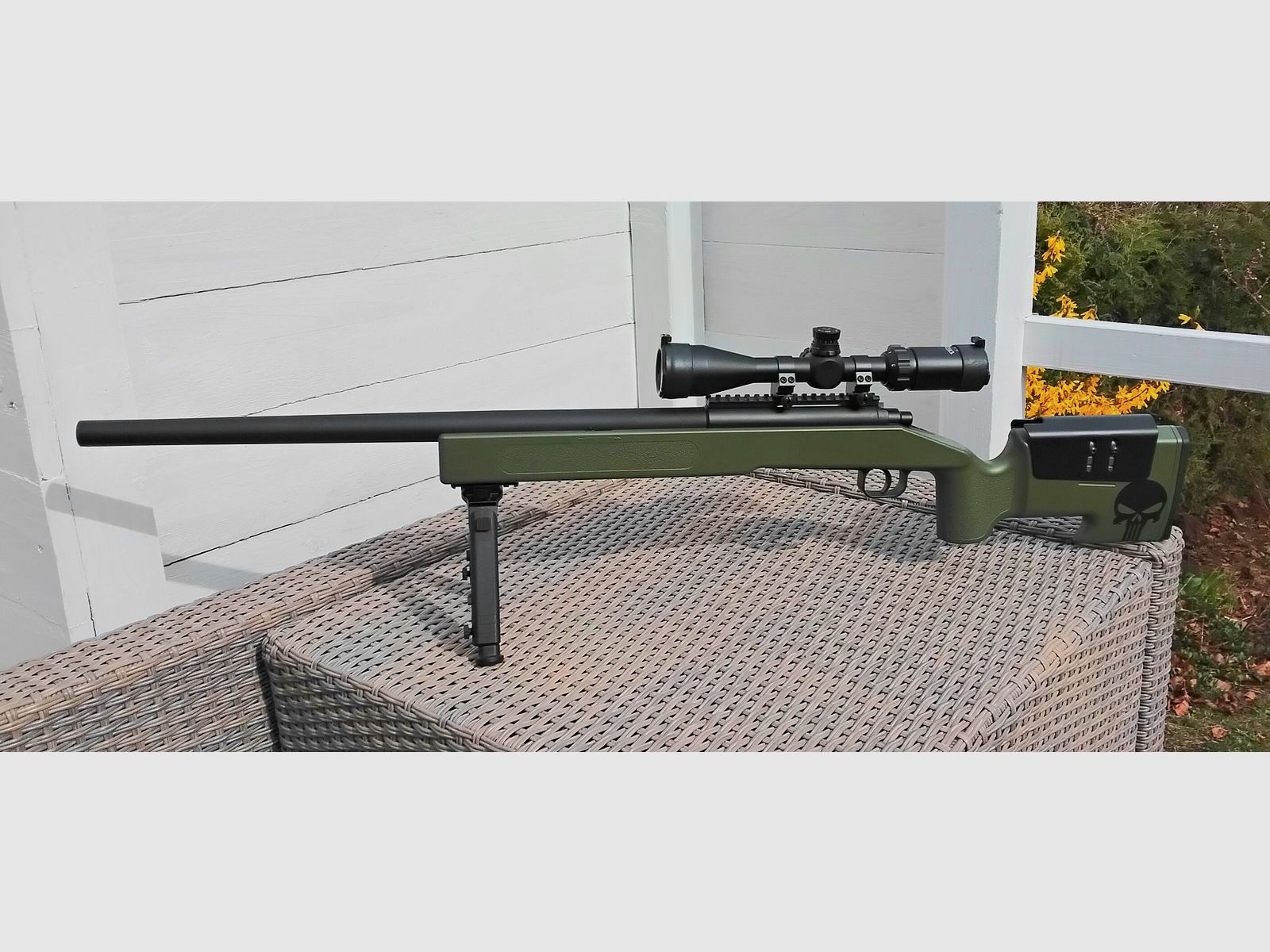 ASG McMillan M40A3 Sportline Karabin snajperski Bolt Action Springer 6mm BB Oliwkowy Marynarka Wojenna