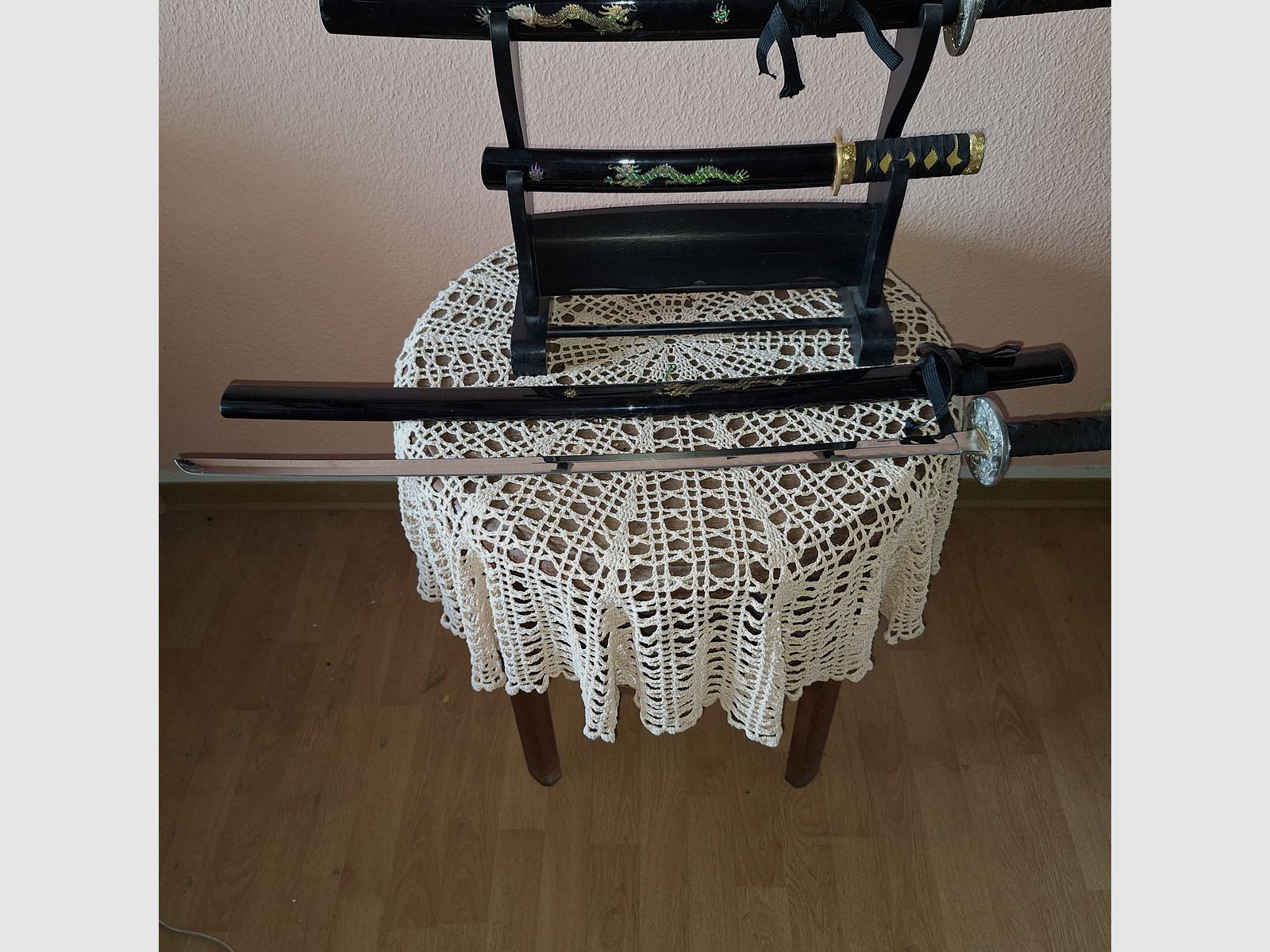 Samurai Zwaarden 3-delige Set met Stand