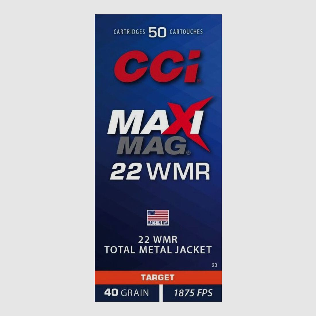 CCI Maxi-Mag TMJ 40grs 50St .22wmr
