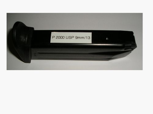 Heckler& Koch  -  Magazin  -    P 2000       13-Schuß-Magazin  Kal. 9mm Luger - orig. Magazin - H & K - H&K  - NEU